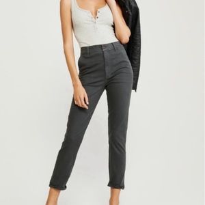 Abercrombie & Fitch High Rise Chino Pants